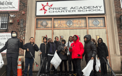 Middle School MATHEMATICS Students CLEAN UP at Pride Academy Charter School